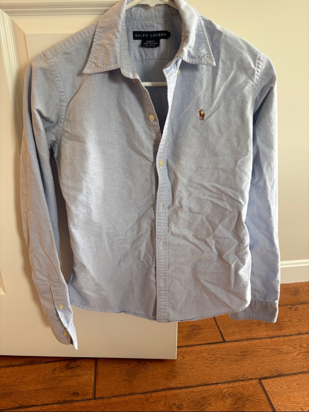 Ralph Lauren Light Blue Long Sleeve Button-Down Shirt